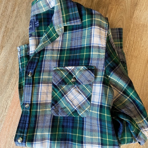 Men’s Topman plaid flannel button down shirt - Picture 4 of 4